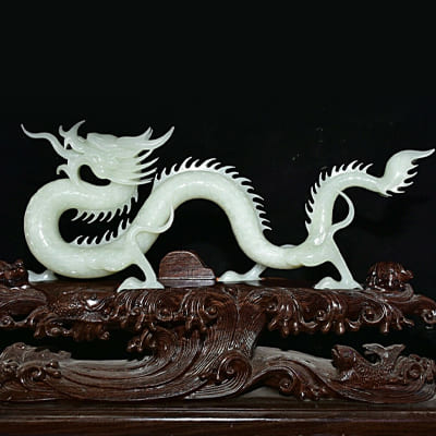 sculpture dragon chinois